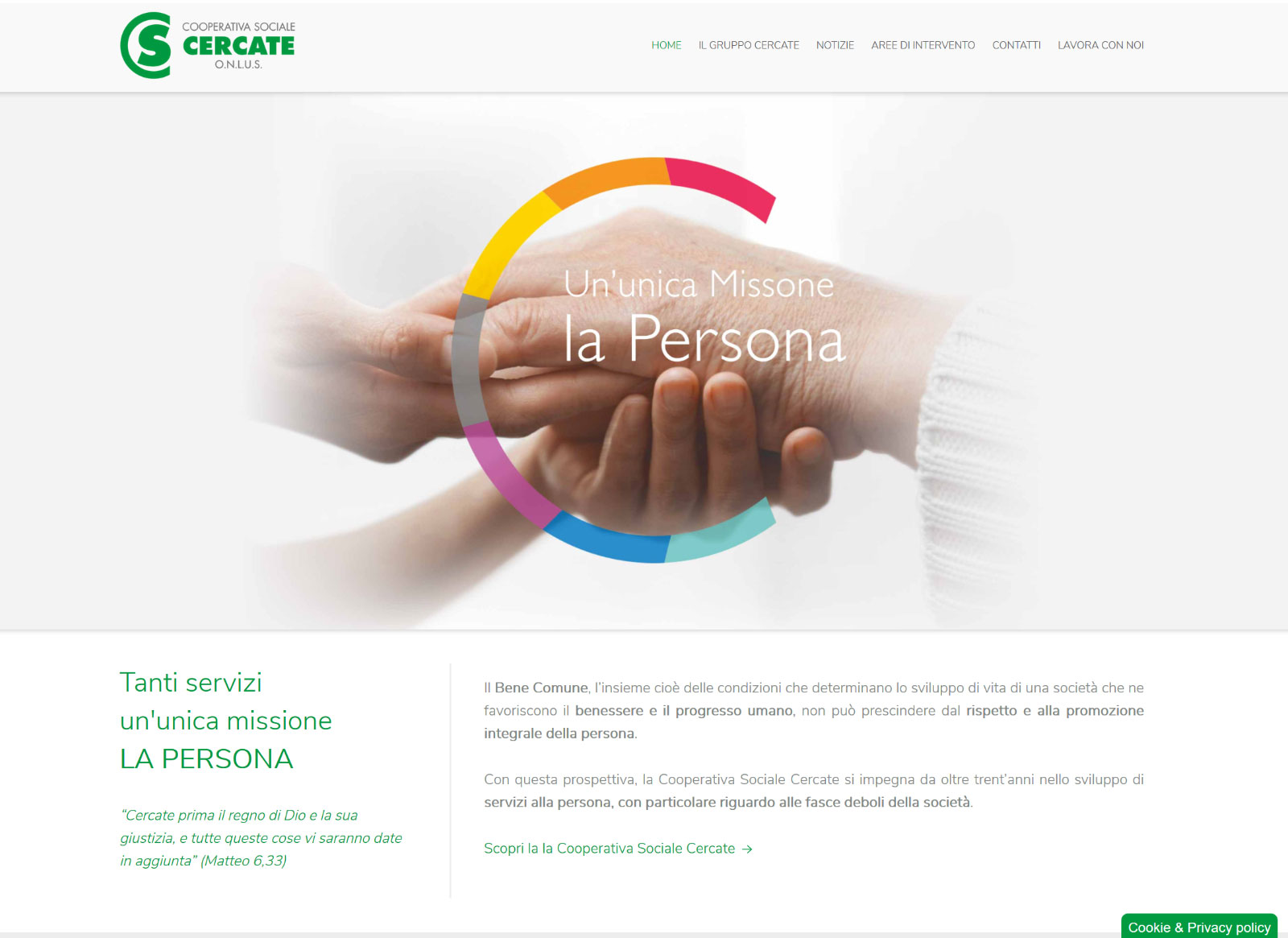 Cercate - Website